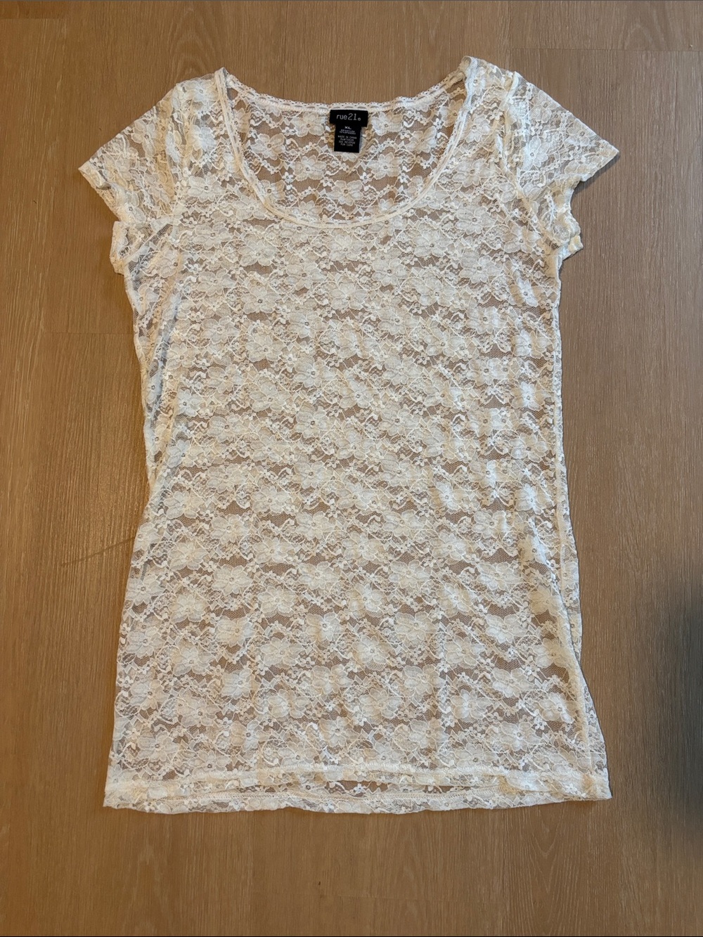 Rue 21 Vintage Lace Top size XL